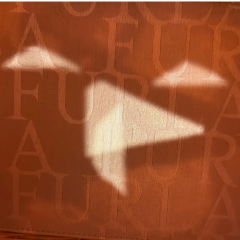 Furla rare Papaya Wicker Redish Orange Like New Dust bag Tags Care Card Included - Picture 9 of 11